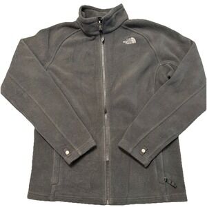 The North Face Boys XL 18/20 Gray Fleece Jacket Full Zip Youth Gorp Hike Active